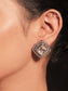 Jahnavi Diamond Polki Stone Gold And Silver Plated Kundan Tops