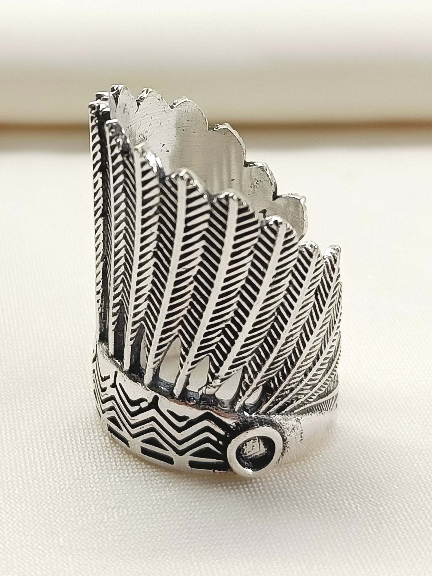 Raaidh Silver Men's Finger Ring