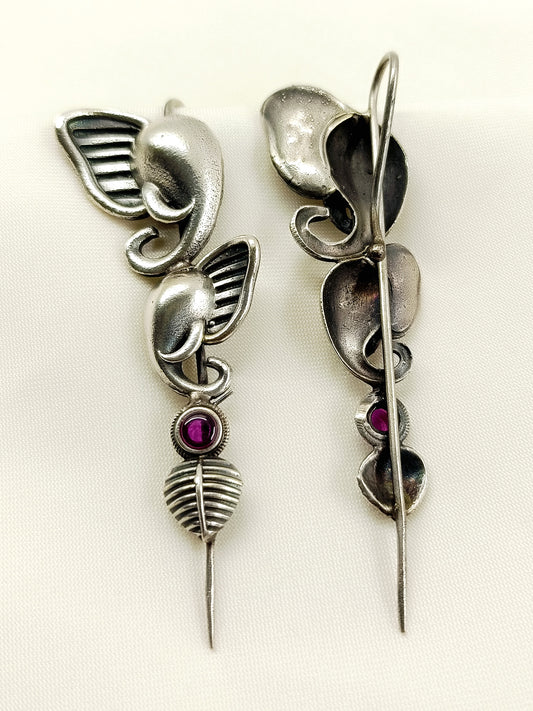 Rayan Majenta Elephant Men's Earcuffs