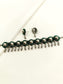 Huma Green Oxidized Choker Set
