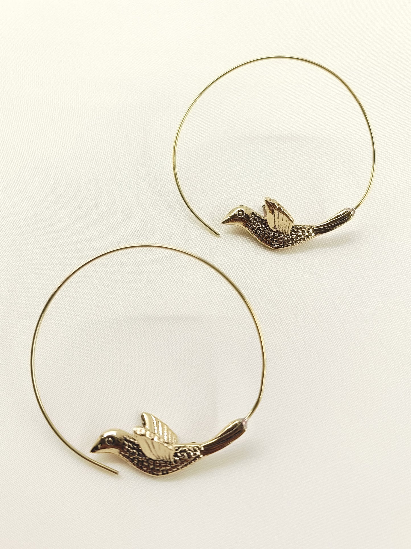 Anugya Golden Men's Earrings