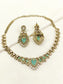 Sawya Mint Green Victorian Choker Set