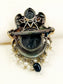 Lalit Black Horse Men's Brooch