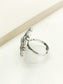 Kanak White Oxidized Finger Ring