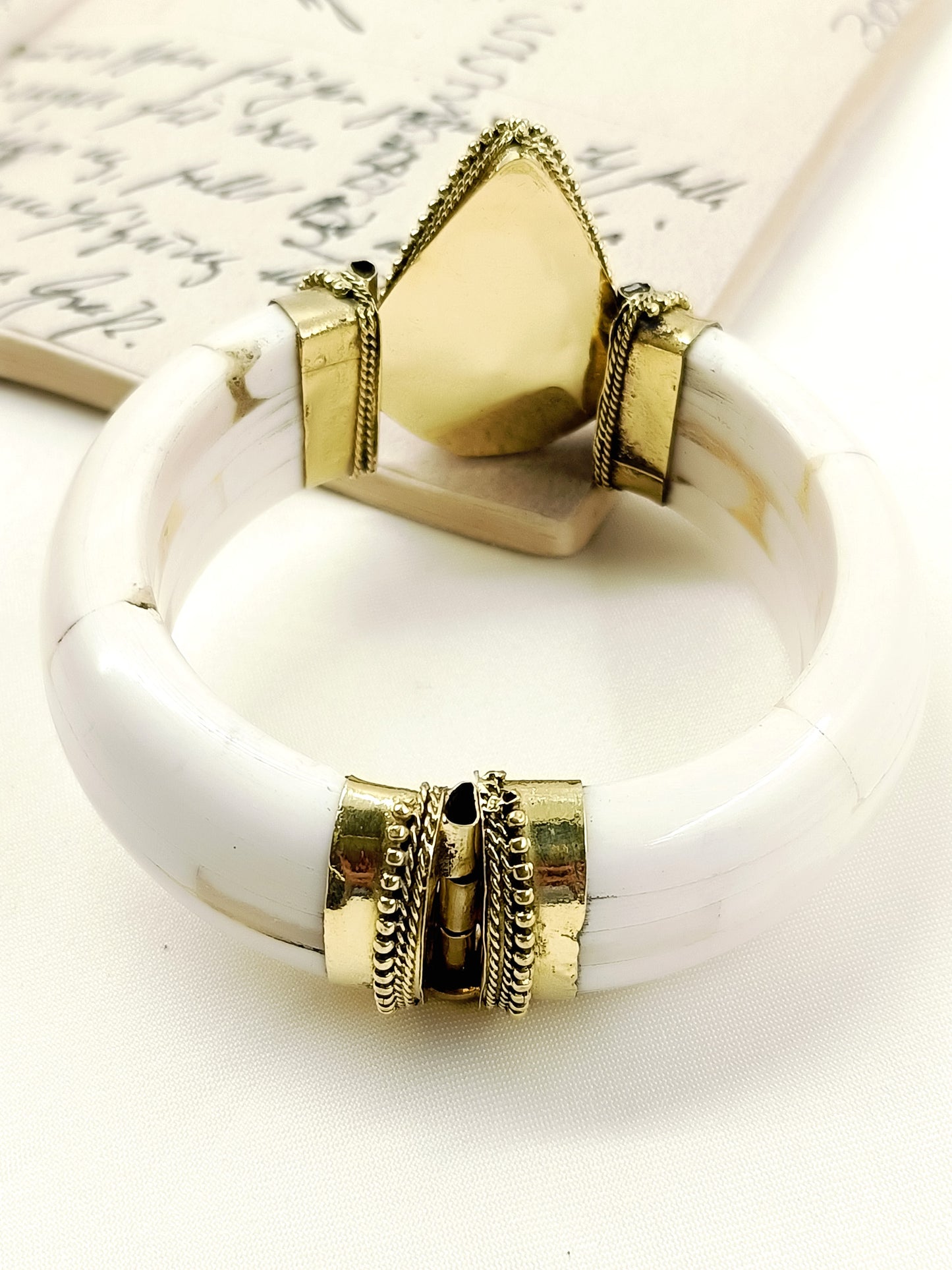 Harivansh Black Bone Men's Bracelet