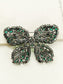 Sarvesh Green Butterfly Brooch