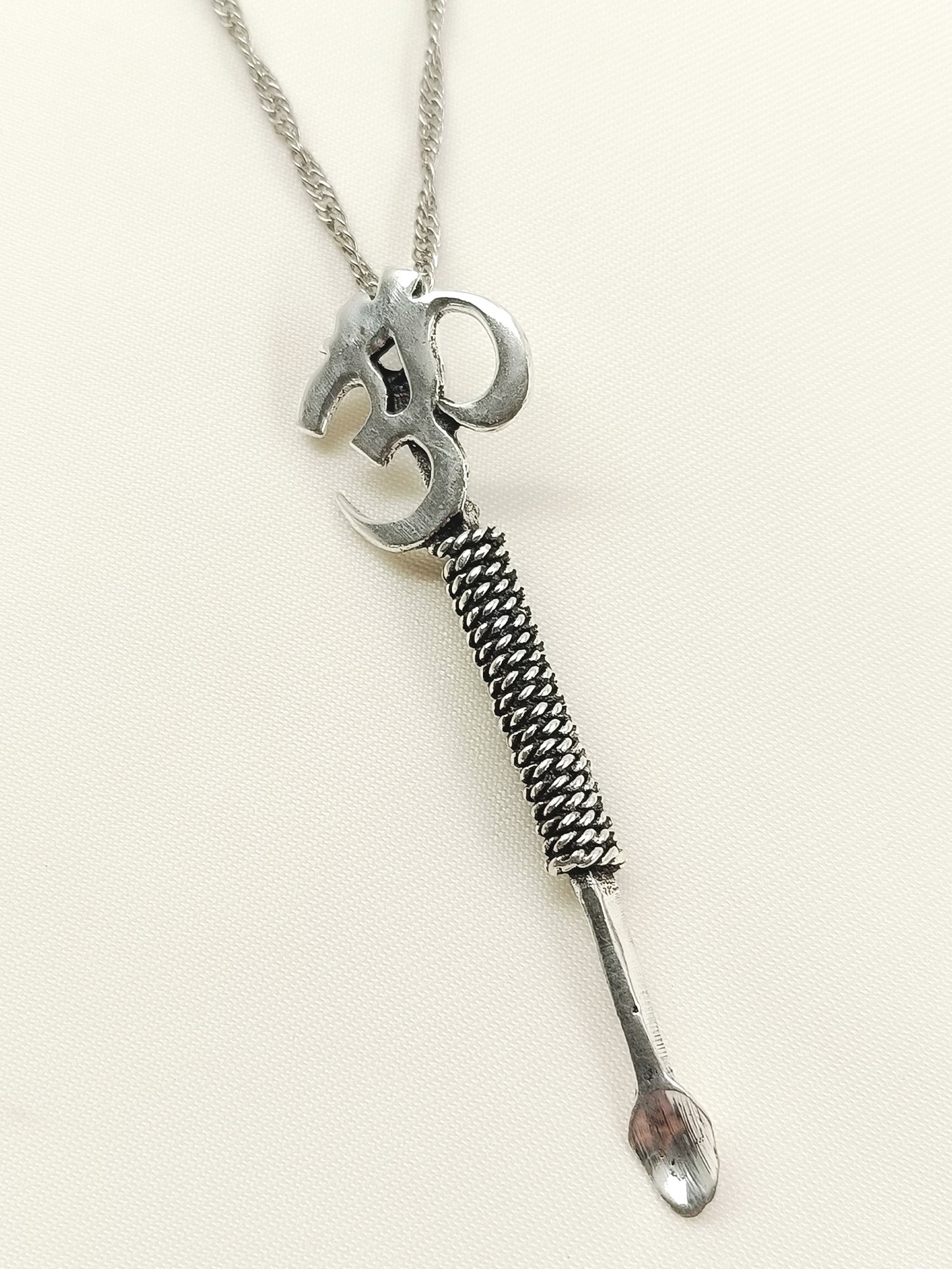 Rabhya Silver Western Neckpiece