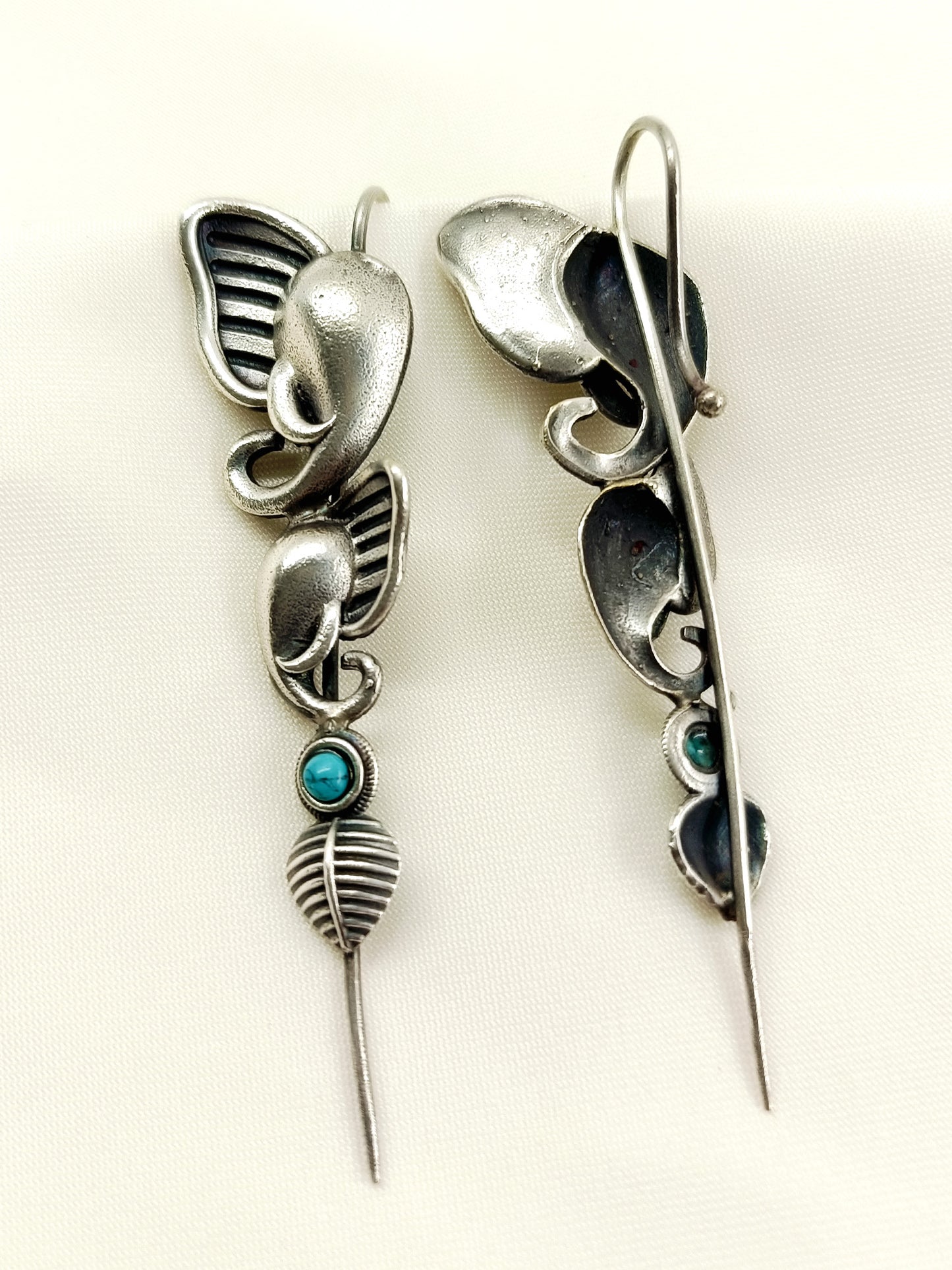 Vayu Firozi Elephant Men's Earcuffs