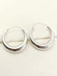 Dinesh Silver Men's Earring