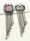 Omita Multi Colour Oxidized Earring