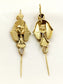Arush White Egyptian Revival Men's Earrings
