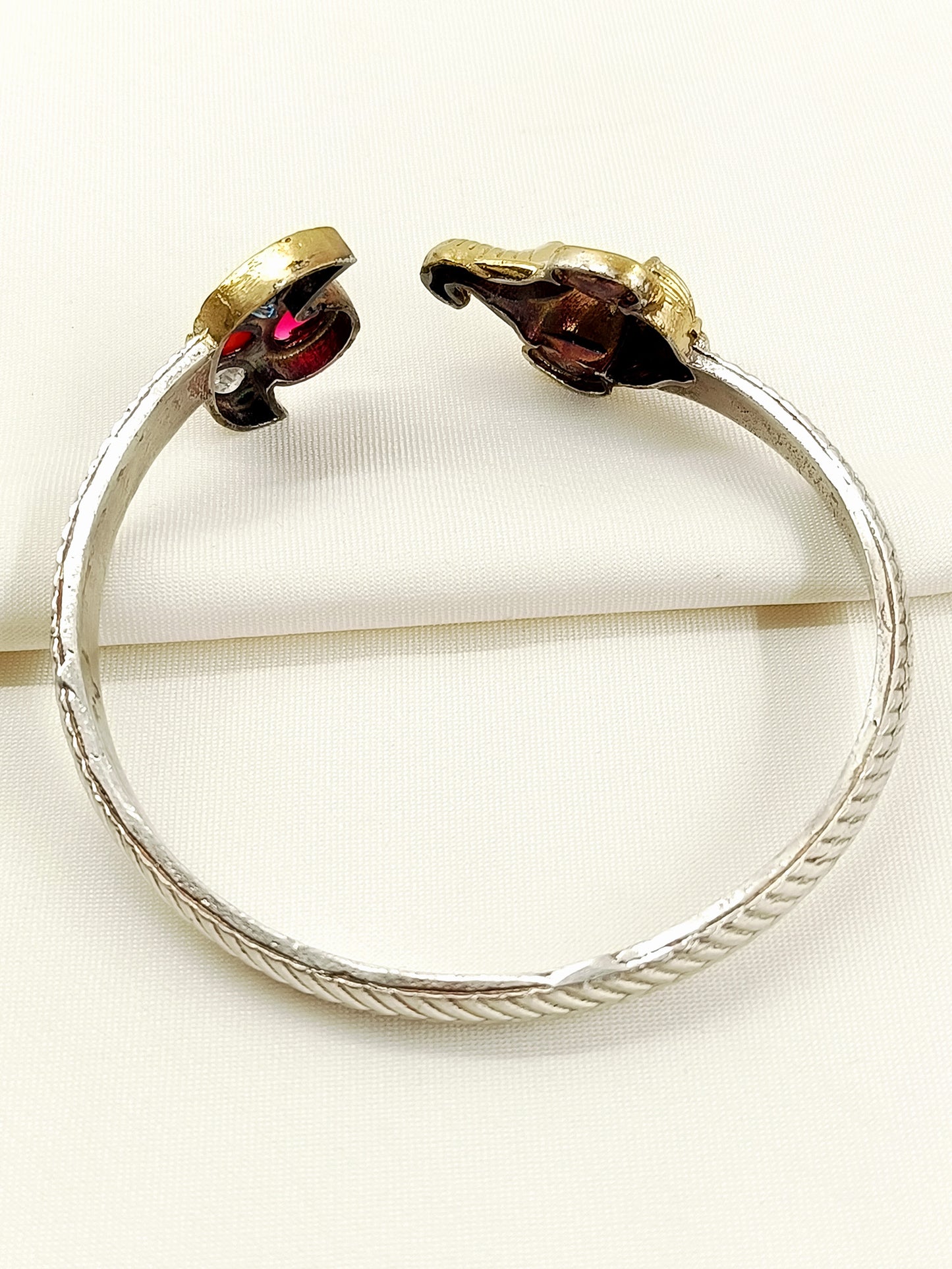 Girish Dual-Tone Ganesha Men's Bracelet