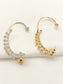 Payal White American Diamond Earrings