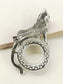 Sakina White Leopard Brooch