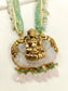 Shree Mint Green Laxmi Ji Beads Neckpiece