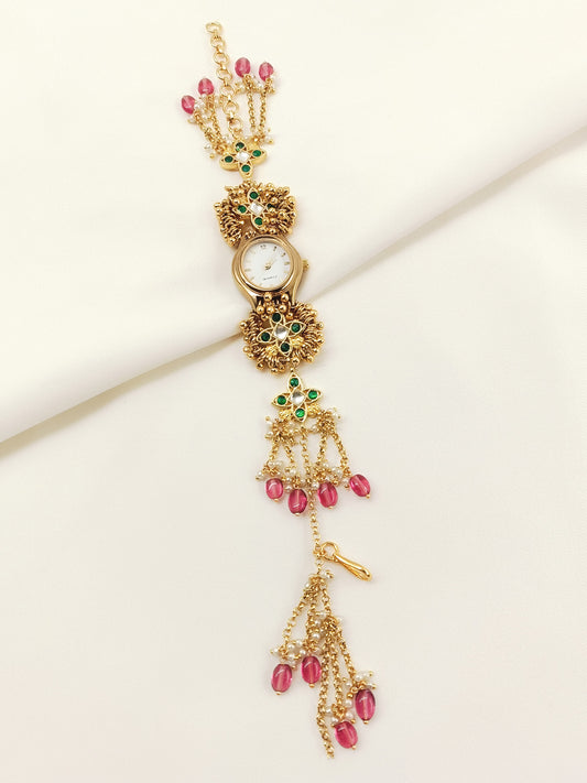 Shiza's Paachi Kundan Watch