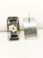 Chandrea White Pearl Oxidized Tops