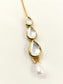 Devashri White Pearl Kundan Teeka