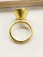 Amrita 92.5 Silver Moissonite Finger Ring