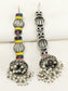 Nehal Multi Colour Oxidized Jhumki