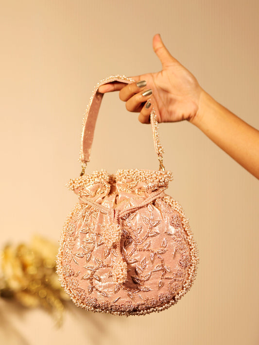 Emersyn Rose Gold Potli Bag