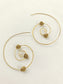 Ayur Golden Men's Earrings