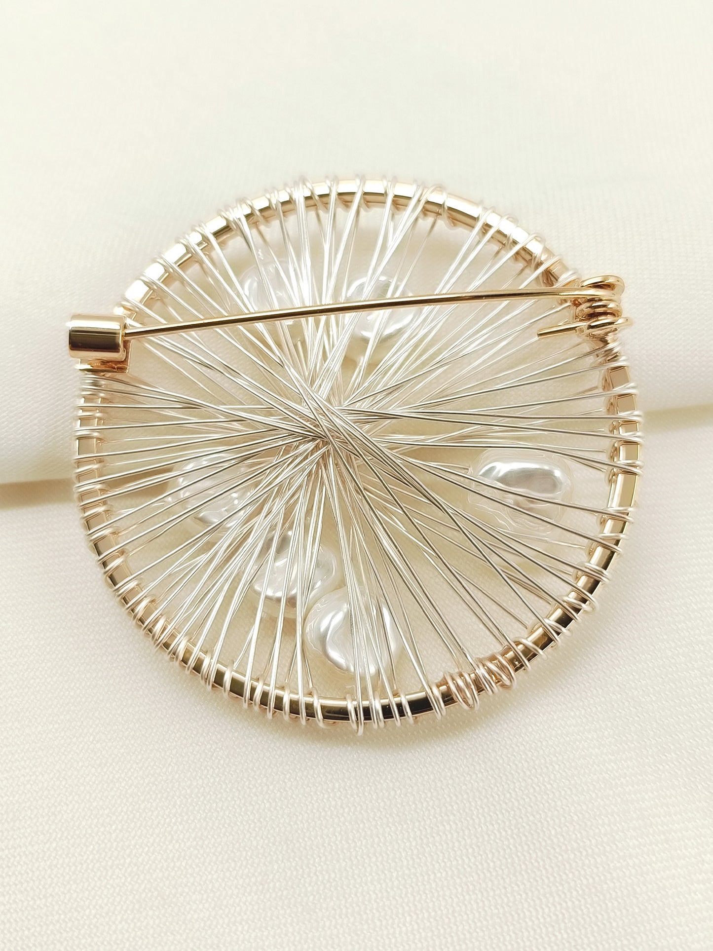 Masozi Golden Men's Brooch