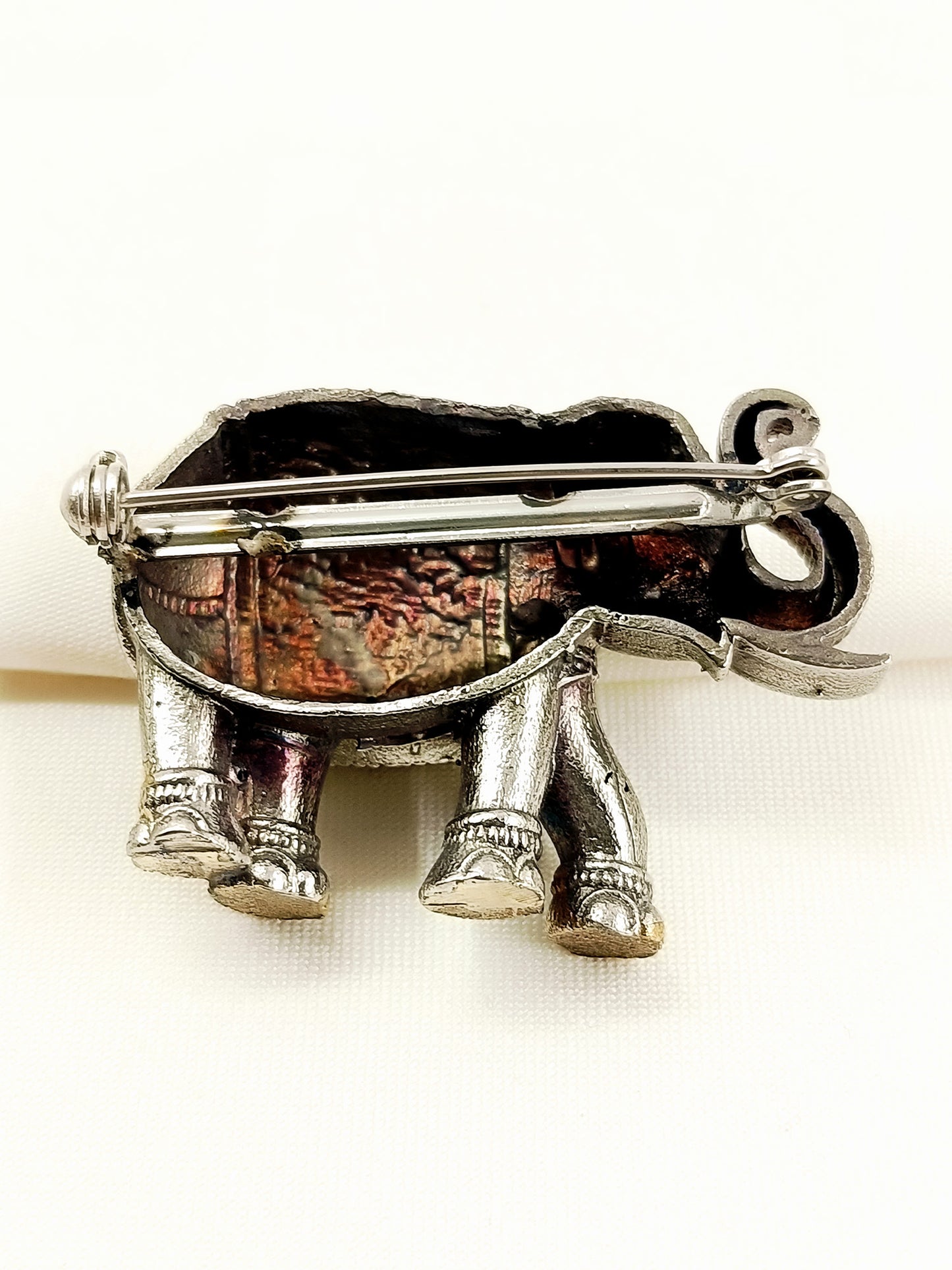 Jayant Two Tone Elephant Men's Brooch