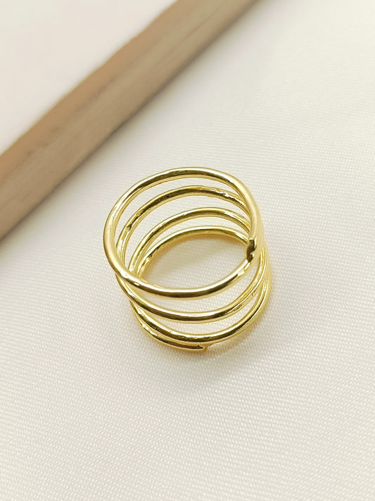 Juliette Golden Western Finger Ring