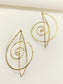 Nimare Golden Men's Earrings
