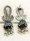 Aruna Firozi Oxidized Jhumki