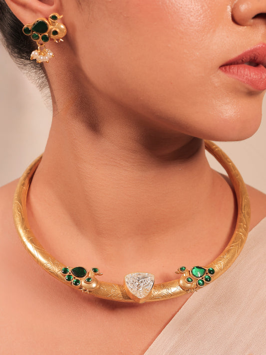 Shahnaaz Green Boutique Hasli Styled Choker Set