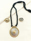 Sarita Black Oxidized Necklace Set