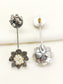 Darshana White Pearl Oxidized Earring
