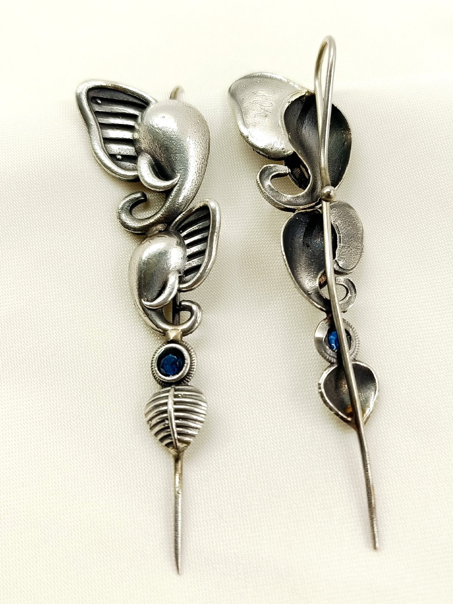 Devesh Blue Elephant Men's Earcuffs
