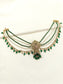Bhagyalaxmi Green Hair Brooch