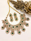Indu Green Polki Necklace Set