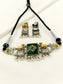 Jigyasa Green Oxidized Pichwai Nandi Choker Set
