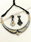 Anabia Black Oxidized Choker Set