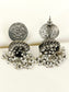 Insiyah Plain Oxidized Jhumki