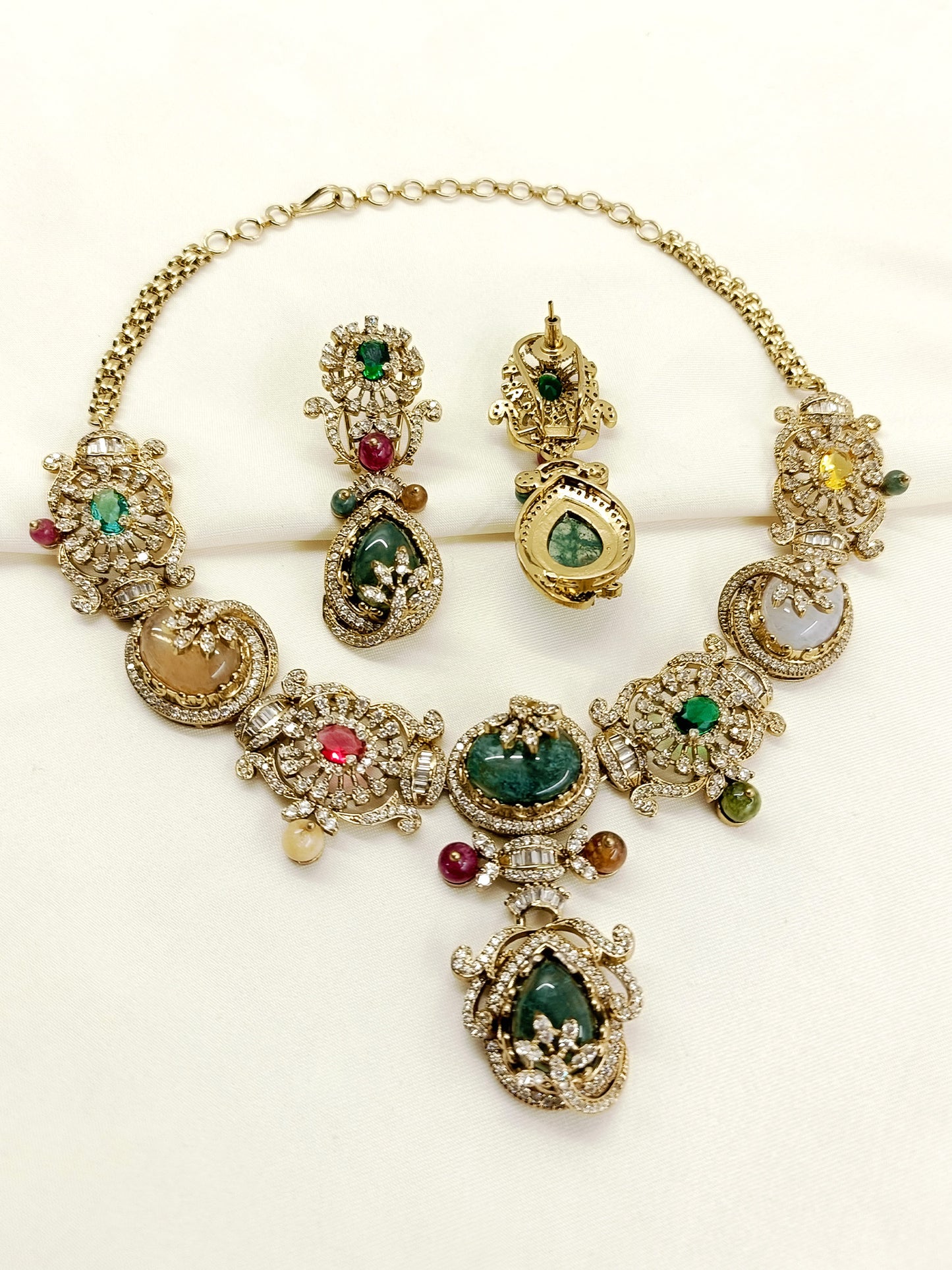 Bharni Multi Colour Boutique Necklace Set