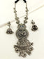 Yashvi Blue Oxidized Necklace Set