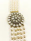 Dinesh White Kundan Groom Neckpiece