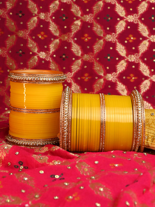 Riyanshi Yellow Punjabi Chura