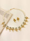Pritha Mint Green Kundan Necklace Set
