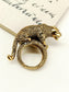 Nimral Gold Panther Statement Men's Finger Ring
