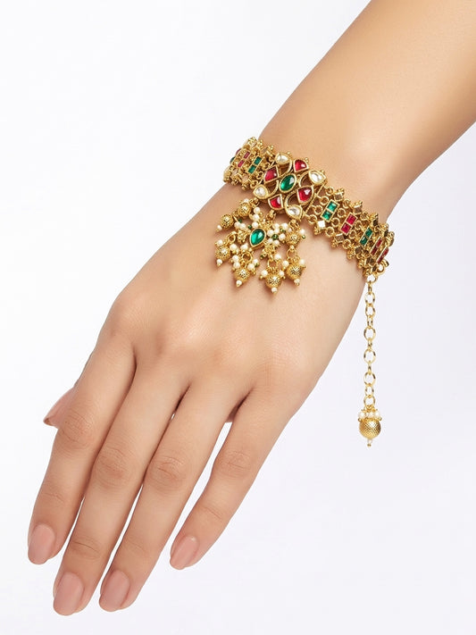 Monali R&G Kundan Bracelet