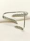 Zuri White American Diamond Palm Bracelet