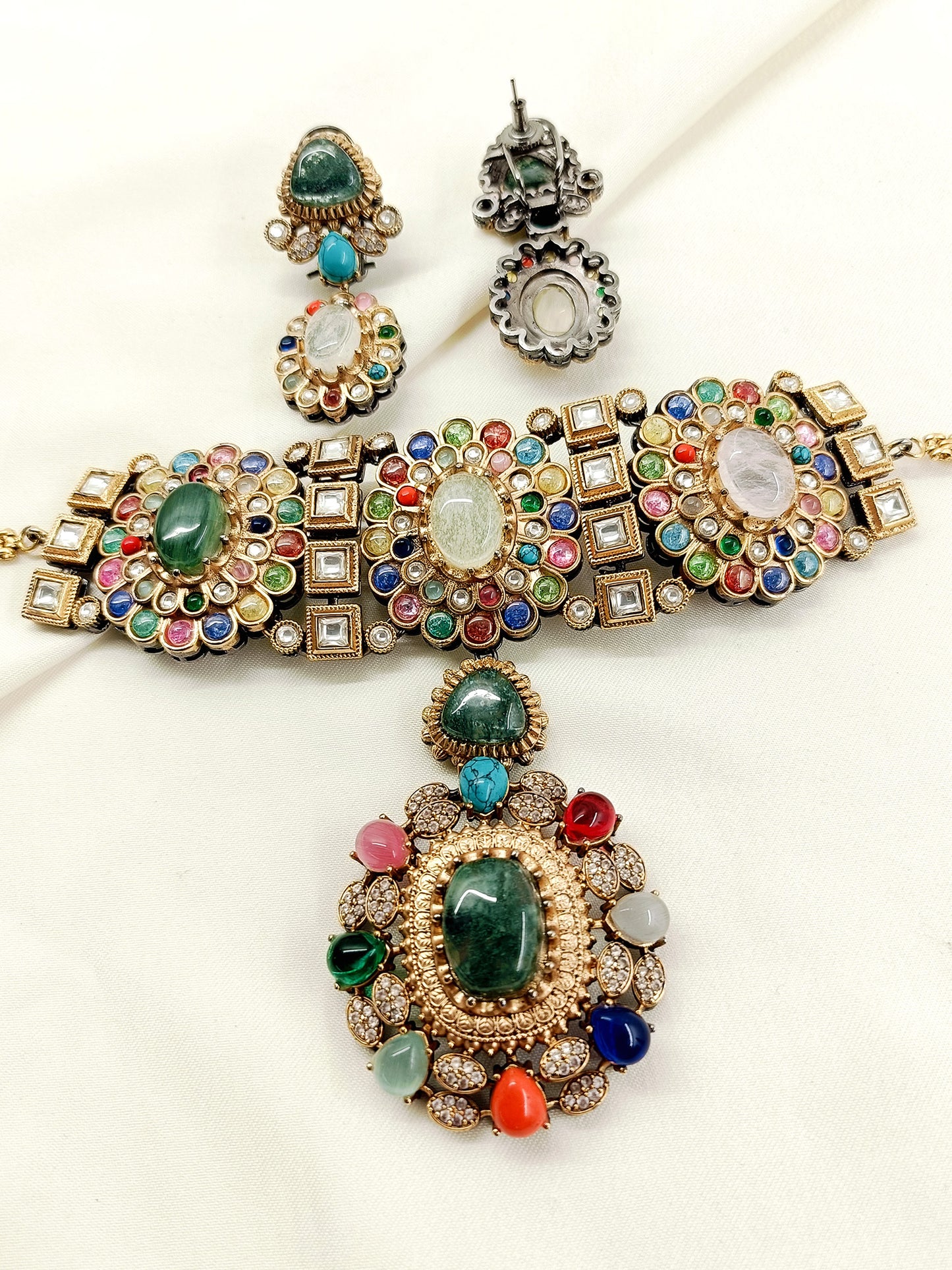 Samridhi Multi Colour Boutique Choker Set