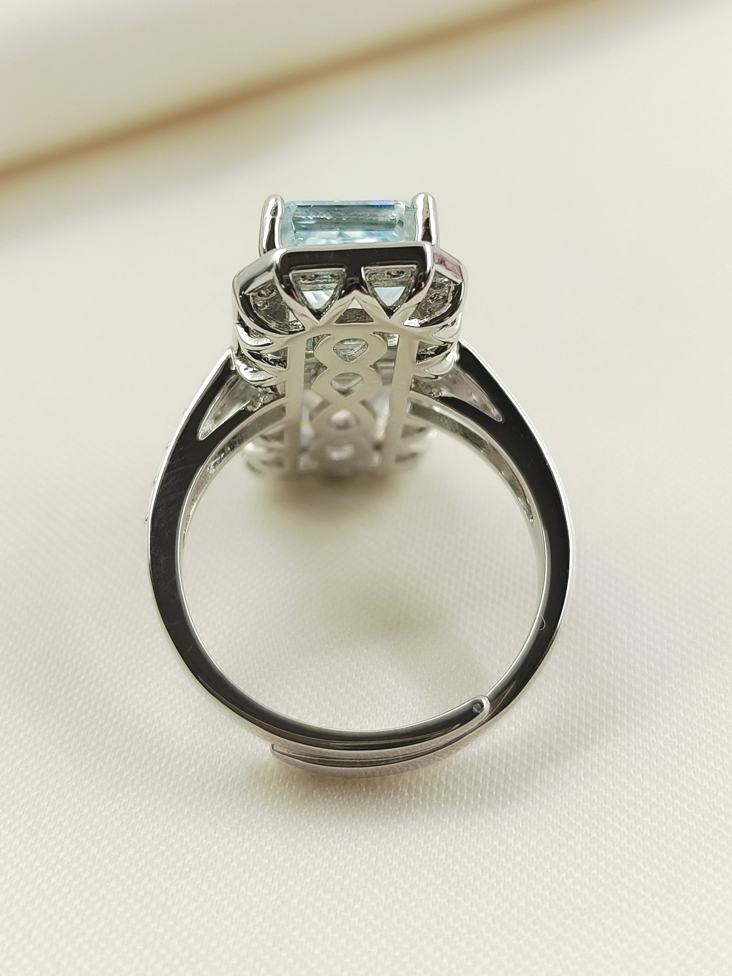 Anjum Firozi American Diamond Finger Ring